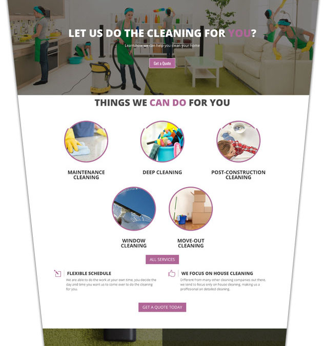 Malu’s Cleaning Website